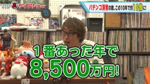 そこそこの人気のパチンコ演者さん、一番稼いでた年の年収が8500万円だったｗｗｗ